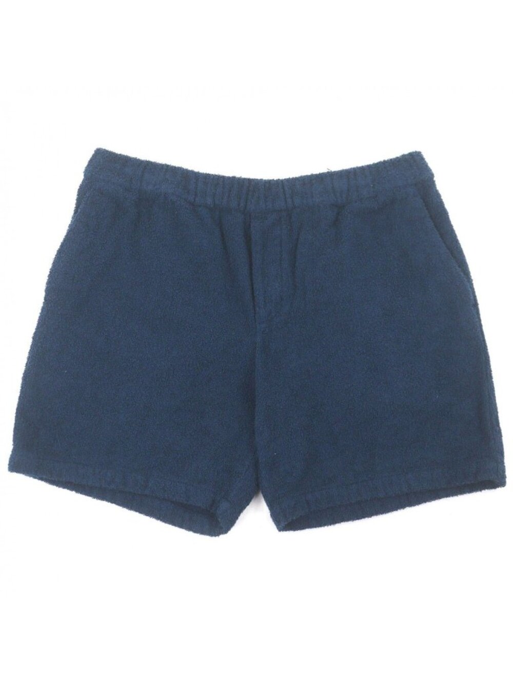 Prada Pile Shorts Navy Pants